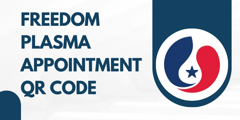 Freedom Plasma Appointment QR Code